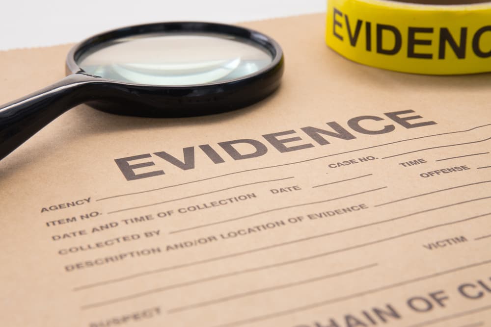 Evidence Bag & Magnifying Glass